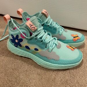 adidas Teal and Pink Athletic Shoes